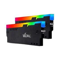 Dissipador De Calor Universal ARGB Para Memória RAM De Computador Desktop DDR4 DDR3 Preto Branco