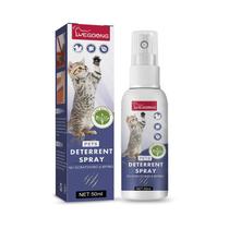 Dissuasor de spray para gatos, auxílio de treinamento amargo Protetor de móveis resistente a arranhões e gatos para manter afastado - Interior e exterior 50ml