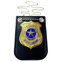 Distintivo Policial Metal Fantasias E Festas Premier