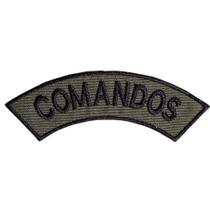Distintivo Semicircular Bordado de Baixa Visibilidade - Manicaca COMANDOS Distintivo Semicircular Bordado de Baixa Visibilidade - Manicaca COMANDOS