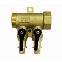 Distribuidor Aberto Registro Preto 1.1/4" 2 Saida 20mm