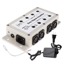 Distribuidor de amplificador divisor de sinal RioRand DMX512 de 1 via