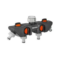Distribuidor Duplo Gardena 4 Vias Distribuidor Duplo Gardena 4 Vias