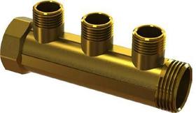 Distribuidor Roscar 3 Vias 1/2 Corpo 3/4 Pex, Emmeti