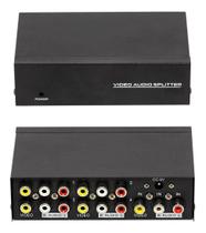 Distribuidor Splitter Av Audio E Video 1X4 Portas