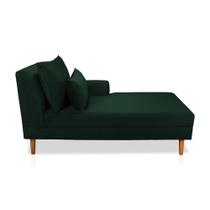 Divã Juliane 140cm Suede Verde - AM Interiores