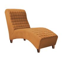 Divã Longue Chaise Pés Madeira Freud Zari