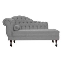 Divã Namoradeira Larissa Lado Direito Linho Cores - DS Estofados Divã Namoradeira Larissa Lado Direito Linho Cores - DS Estofados