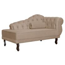 Divã Recamier 2 Lugares Sofá Divan Suede 147cm Lado Esquerdo - Gold Home Decor