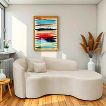 Divã Recamier Curvo Sala de Estar Recepção Inglaterra 180cm Lado Direito Bouclé Divã Recamier Curvo Sala de Estar Recepção Inglaterra 180cm Lado Direito Bouclé