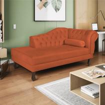 Diva Recamier Diana 140cm Lado Esquerdo Suede - Doce Sonho Móveis
