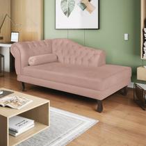 Diva Recamier Diana 185cm Lado Direito Suede - Doce Sonho Móveis