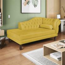 Diva Recamier Diana 185cm Lado Esquerdo Suede - ADJ Decor