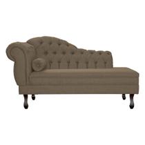 Divã Recamier Larissa Lado Direito Linho Cores - DS Estofados Divã Recamier Larissa Lado Direito Linho Cores - DS Estofados