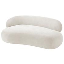 Divã Recamier Luxo Decorativo Canadá 150cm Lado Direito Bouclé - ADJ Decor