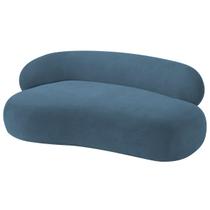 Divã Recamier Luxo Decorativo Canadá 150cm Lado Direito Linho - ADJ Decor