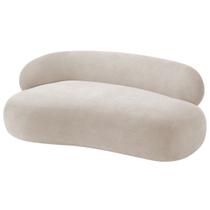 Divã Recamier Luxo Decorativo Canadá 150cm Lado Direito Linho - Amarena Móveis