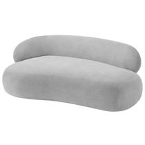 Divã Recamier Luxo Decorativo Canadá 150cm Lado Direito Linho - Amarena Móveis