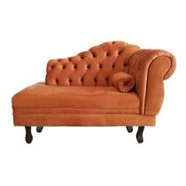 Divan Recamier Sala Sofá 2 Lugares Divã 120cm Recepção Escritório Quarto Veludo