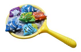 Dive Toy Swimline Fish Catch Game, pacote com 6 unidades com rede de pesca para crianças Dive Toy Swimline Fish Catch Game, pacote com 6 unidades com rede de pesca para crianças