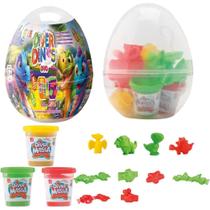 Diver Dinos Ovo De Dinossauro Kit Massa De Modelar + Formas - Divertoys Diver Dinos Ovo De Dinossauro Kit Massa De Modelar + Formas - Divertoys
