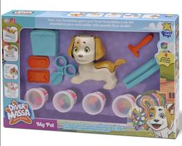 Diver Massa My Pet Com Acessórios 8277 - Divertoys Diver Massa My Pet Com Acessórios 8277 - Divertoys