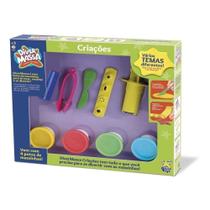 Diver Massas Criações Massinha De Modelar Com Acessórios