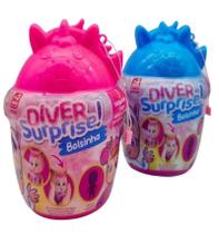 Diver Surprise Bolsinha-Boneca mama e chora + surpresas - Divertoys - Diver Toys