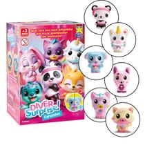 Diver Surprise Fofuxinhos Bichinho Surpresa + Adesivos - 1 unidade Presente Infantil Coleção Diver Surprise Fofuxinhos Bichinho Surpresa + Adesivos - 1 unidade Presente Infantil Coleção