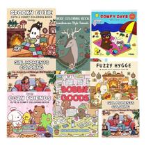 Diversao criativa familia: 3 livros colorir + kit de can ed 14