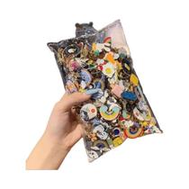 Diversos Pins De Esmalte 10-100 Peças Broches De Plantas, Animais E Frutas Para Decoração De