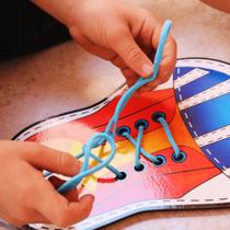 Divertilaço alinhavo de tênis educativo grande Divertilaço alinhavo de tênis educativo grande