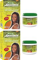 Divina Dama Amazonia Castanho Escuro Hene em Po 02x200gr + Creme Branco 02x500gr Incolor