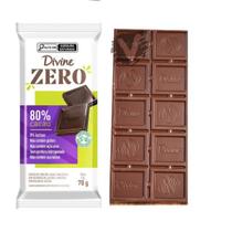 Divine Barra Chocolate Zero Lactose Sem Açúcar Diet Amargo 80% 70g