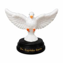 Divino Espírito Santo 7 cm em Resina - Religioso Branco