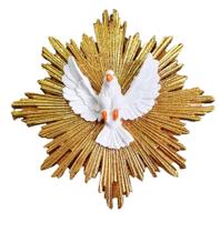 Divino Espírito Santo De Parede Resina