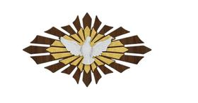 Divino Espírito Santo para Parede em MDF 25cm Divino Espírito Santo para Parede em MDF 25cm