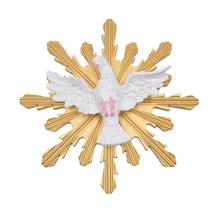 Divino Espirito Santo Resina Decoração Religioso 20cm Divino Espirito Santo Resina Decoração Religioso 20cm