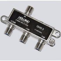 Divisor 1 x 3 - 1 Entrada 3 Saidas 5x1002mhz Holland Divisor 1 x 3 - 1 Entrada 3 Saidas 5x1002mhz Holland
