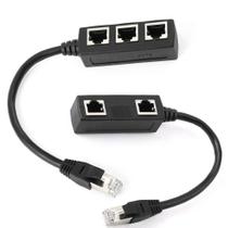 Divisor Adaptador De Rede Cat5 Cat6 Cat7 Rj45 1 A 2 1 A 3 Maneiras Cabo Ethernet Para Extensão De