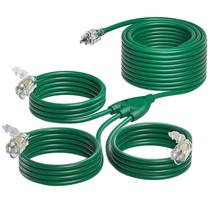 Divisor adicional de cabo de extensão externo de 42 pés 1 a 3 listado na ETL