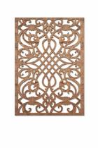 Divisor Ambiente Cobogó Mdf 3mm m0001 29x19 cm Carvalho