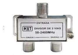 Divisor antena blindado 1x2 50-2400 mhz (alta-baixa)