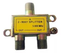 Divisor Antena Vhf Uhf Net Tv Cabo 1x2 Saidas