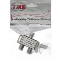 Divisor Coaxial Blindado De Alta Frequência Com 4 Saídas