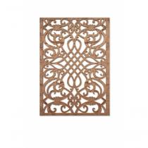 Divisor de Ambiente Cobogó MDF 3mm M0001 29x19cm Amadeirado Carvalho