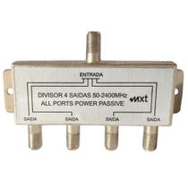Divisor De Antena 1 X4 Saídas 50-2400mhz-universal Mxt