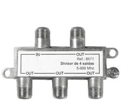 Divisor De Antena 4 Saidas Universal Uhf Vhf Digital A Cab