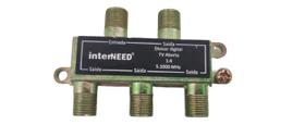 Divisor de Antena Digital Tv Reforçado 1x2 - 1x3- 1x4 1000MHz