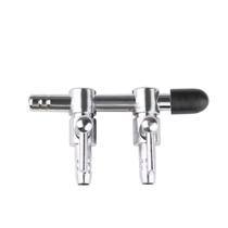 Divisor de Ar 2 Saída Metal Aço Inox 4mm Aquario Valvula Pet Divisor de Ar 2 Saída Metal Aço Inox 4mm Aquario Valvula Pet